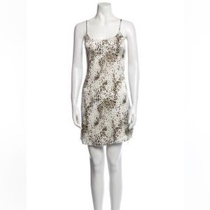 Alice + Olivia Silk Mini Dress - L